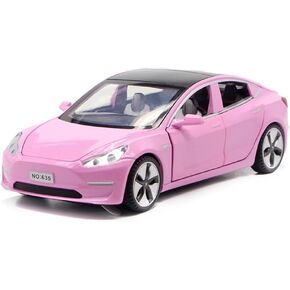 1/32 Scale Diecast Car Model Y, Zinc Alloy Model Y Toy Car Pull Back Vehicles with Sound and Light, Model Y Model Car Model Y Replica Toy for Collectors & Kids 3+ Years Old Birthday Gift