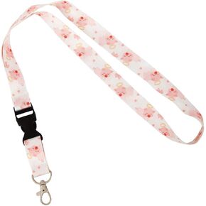 Desert Cactus Pigs Lanyard Piggy Badge ID Car Keys Keychain Animal Souvenir Holder Nurse Doctor Teacher Office Detachable Breakaway Snap Buckle (Design 2)