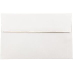 JAM PAPER A2 Strathmore Invitation Envelopes - 4 3/8 x 5 3/4 - Ivory Wove - 100/Pack