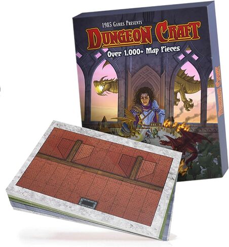 Dungeon Craft Board Game: Volume 1 Loose Leaf Inside a Custom Box, Water Resistant, Dry Erase by 1985 Games in Saudi Arabia