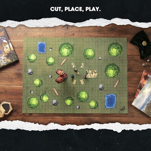 Dungeon Craft Board Game: Volume 1 Loose Leaf Inside a Custom Box, Water Resistant, Dry Erase by 1985 Games in Saudi Arabia