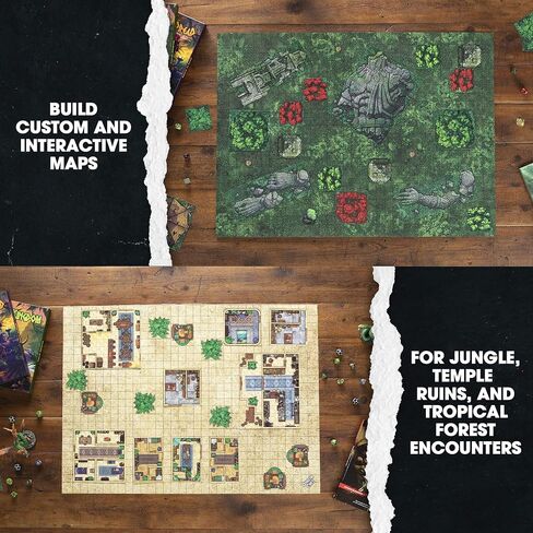 Dungeon Craft Board Game: Volume 1 Loose Leaf Inside a Custom Box, Water Resistant, Dry Erase by 1985 Games in Saudi Arabia