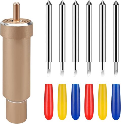 6 Pcs Replacement Deep Cut Blade and Housing for Explore Air 2/3, Maker/Maker 3 (Black) in Saudi Arabia