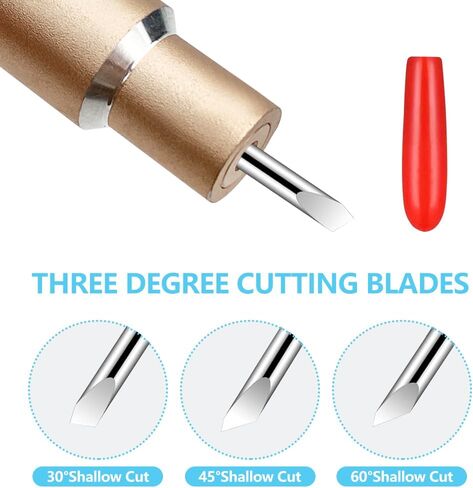 6 Pcs Replacement Deep Cut Blade and Housing for Explore Air 2/3, Maker/Maker 3 (Black) in Saudi Arabia