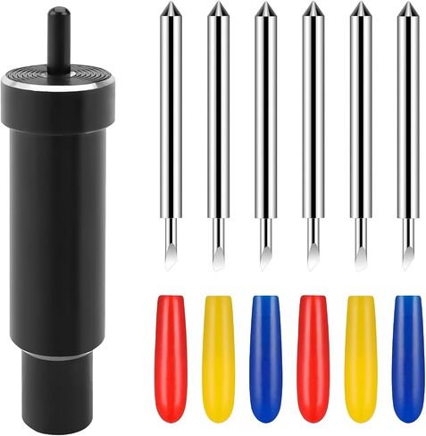 6 Pcs Replacement Deep Cut Blade and Housing for Explore Air 2/3, Maker/Maker 3 (Black) in Saudi Arabia