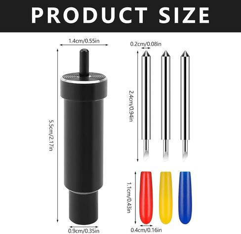 6 Pcs Replacement Deep Cut Blade and Housing for Explore Air 2/3, Maker/Maker 3 (Black) in Saudi Arabia