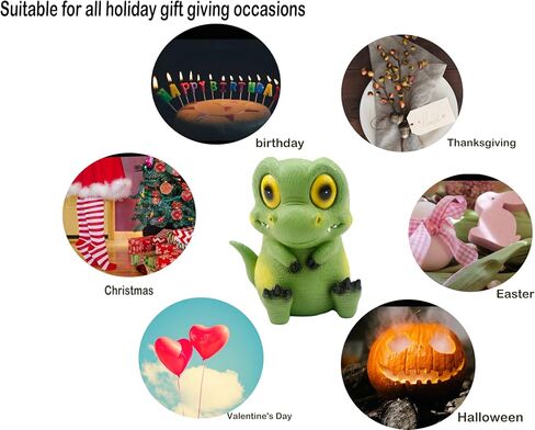Cute Dinosaur Pen Holder for Desk Bedroom Decor, Large Capacity Pen Holder for Classroom Office Desk Organizer Accessories, Unique Gift for 6,7,8,9,10,11,12 Year Old Boy Gifts in Saudi Arabia