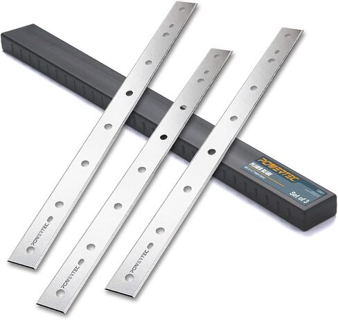 POWERTEC 12800DD 13 Inch Planer Blades for DeWalt DW735, DW735X Planer, Replacement Woodworking Planer Knives for DW7352, Set of 6 in Kuwait