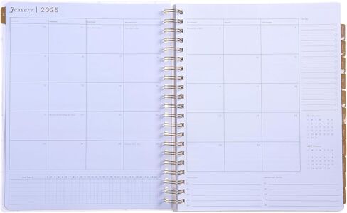 russell+hazel 2025 Spiral Burst Weekly Planner, 12 Month Calendar (January 2025 – December 2025), 9.125" x 11.25" (100613) in Kuwait