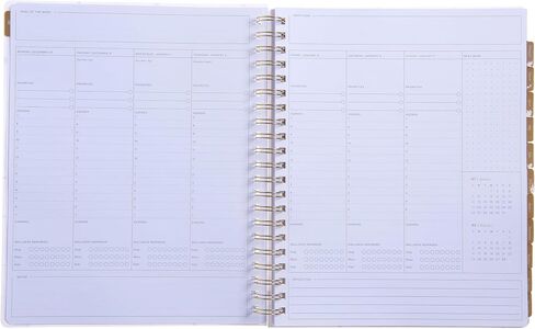 russell+hazel 2025 Spiral Burst Weekly Planner, 12 Month Calendar (January 2025 – December 2025), 9.125" x 11.25" (100613) in Kuwait