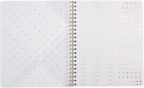 russell+hazel 2025 Spiral Burst Weekly Planner, 12 Month Calendar (January 2025 – December 2025), 9.125" x 11.25" (100613) in Kuwait
