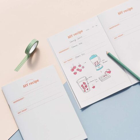 Monolike A5 My Assistant Notebook 6 SET - B Type, Monthly Plan, Weekly Plan, Daily Plan, Check List, Memo, Record in Kuwait