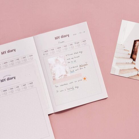 Monolike A5 My Assistant Notebook 6 SET - B Type, Monthly Plan, Weekly Plan, Daily Plan, Check List, Memo, Record in Kuwait