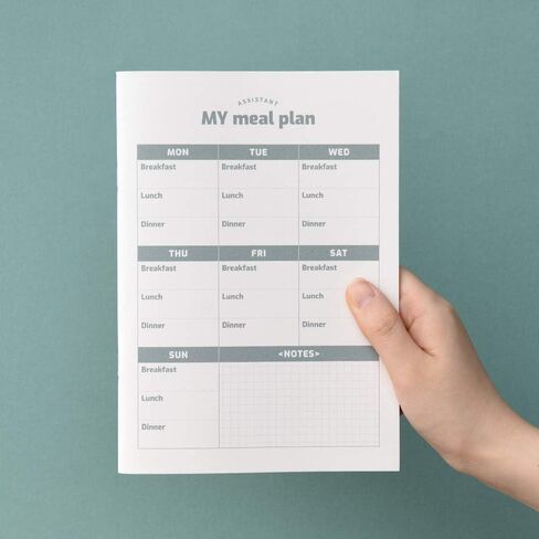 Monolike A5 My Assistant Notebook 6 SET - B Type, Monthly Plan, Weekly Plan, Daily Plan, Check List, Memo, Record in Kuwait