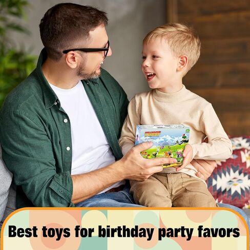 Party Favors for Kids- 30 Pack Mini Animals Building Blocks Set, Goody Bags Stuffers, Small Toys for Kids Prizes, Christmas Birthday Party Favors Return Gifts for Boys Girls Age 6-8-12+ in Saudi Arabia