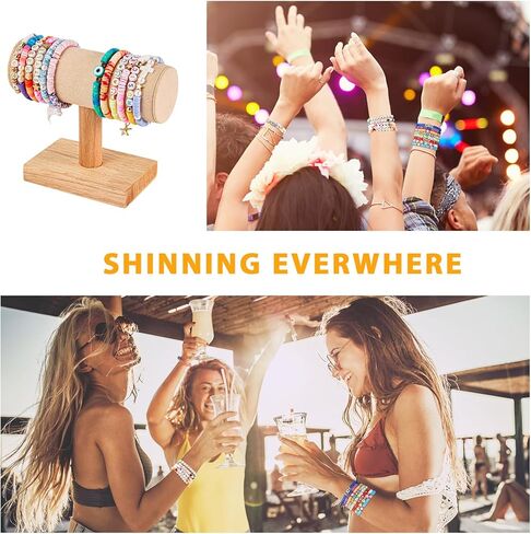 LEUCHTAMOR 15000 قطعة من خرز الطين 96 لونًا مجموعة صنع سوار الصداقة 4 صناديق خرز طين بوليمر قرص خرز من الطين مع سحر لصنع المجوهرات، هدايا الحرف اليدوية in Kuwait