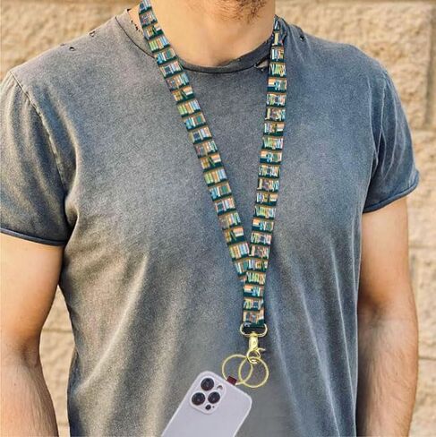 Lanyards for Keys, Durable Keychain Long Lanyard for Women Men, Cute Neck Lanyard for ID Badges Holder, Wallets, key in Kuwait