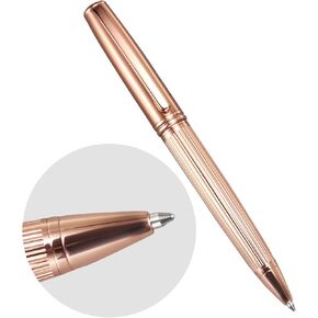 Ballpoint Pen,Essential Business Nice Pens,Metal pen Smooth writing stylish design effortless writing,Luxury pens with gift case for Men & Women Rosegold in Saudi Arabia