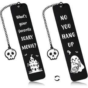 Scream Merch, Ghostface Merch, Horror Movie Merchandise, Stocking Stuffers for Teens, Cool Horror Bookmarks, Christmas Gifts for Women Men Adults, Horror Stuff, Spooky Bookmarks, Horror Lovers Gifts