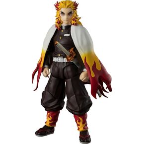 TAMASHII NATIONS - Demon Slayer: Kimetsu no Yaiba - Kyojuro Rengoku S.H.Figuarts Action Figure