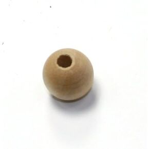 Mylittlewoodshop Pkg of 50 - Bead Round - 1/2 inch in Diameter with 5/32 Hole Unfinished Wood (WW-BE1030-50)