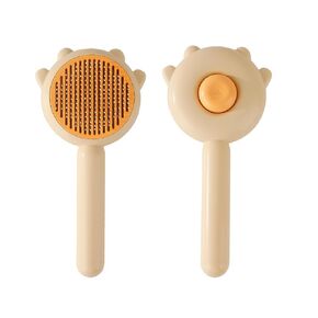 Sunflower Hair Cleaner Brush (Green) Cute Cat Brushes for Indoor Cats Dogs and Puppys, Self Cleaning Pet Hair Cleaner Brush for Shedding Loose Hair, Fur, Undercoat, Mats, Tangled Hair, Knot