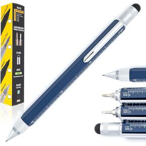 Monteverde USA 9-in-1 Tool Mechanical Pencil in Navy Blue – Multifunctional Pencil with Stylus, Screwdrivers, Ruler, and Eraser – Exclusive Collection Ideal Gift for Professionals