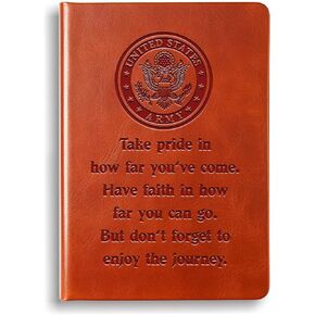 Army Gift Army Leather Notebook Always Remember You are Braver Stronger Smarter Than You Think Military Deployment Gifts Army Graduation Gift(Always-Army)