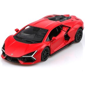 1/36 Scale Lamborghini Diecast Cars Models,Pull Back Vehicles Lamborghini Toy Cars,Cars Gifts for Boys Girls Red
