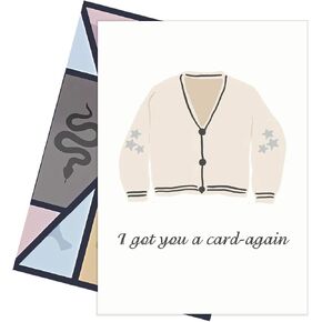 Sincerez Swift-Inspired Greeting Card - 'I Got You a Card-Again!'-Birthday Card for sweet 16, 13th, 18th, 21st, 30th, 40th