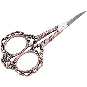 Antique Vintage Scissor Cutting Embroidery Flower Pattern Scissors Sewing Tool Tailor Scissors Household DIY Sewing Accessories (#2)