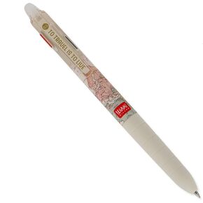 Legami - Erasable Gel Pen 3 Colours, Refillable, Ergonomic Handle, Tip Diameter 0.5 mm, Flowers Theme