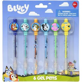 Innovative Designs Bluey Color Gel Pen Set, Pack of 6
