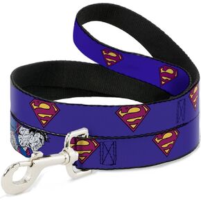 Buckle-Down Dog Leash Bizzaro Logo Bizzaro Pose Available In Different Lengths And Widths For Small Medium Large Dogs and Cats, 6 Feet Long - 1/2" Wide