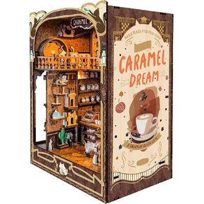 Book Nook with LED Light - 3D Puzzles for Adults, DIY Miniature House Kit,3D Creative Decorative Bookend, Magic Book Nook, Perfect, Dollhouse Book Nooks - The Lord The Ring