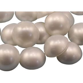 15mm Allstarco Pearl Flat Back Acrylic Round Cabochons Plastic Rhinestones Pearl Gems Embellishments For Jewelry, Crafts, Costumes, Card Invitations, Cosplay - 25 Pcs