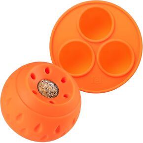 Dog Toy for Dogs, Freezable Fillable Rubber Dog Chew Toys with Silicone Treat Tray, Dog Licking Toy Dog Toy for Dogs Large, Interactive Dog Puzzle Play Toy Set - Green