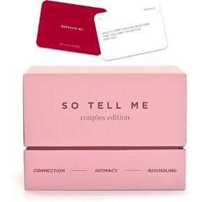 So Tell Me Couples Edition: Deep Conversation Game For Intimacy, Understanding & Connection | 150 Meaningful Questions for Relationships, Newlyweds, Date Nights | Romantic Gift for Couples