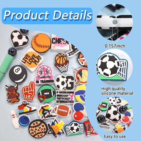 70PCS Phrase Focal Beads for pens, Not Duplicated Pencil Beads for DIY Beadable Pen Keychain Bracelet Lanyard Making in Kuwait
