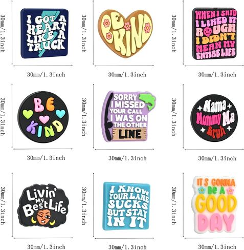 70PCS Phrase Focal Beads for pens, Not Duplicated Pencil Beads for DIY Beadable Pen Keychain Bracelet Lanyard Making in Kuwait