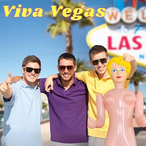 merrimix - Ginger Inflatable Blow Up Doll Gag Gifts for Men, Bachelor Party Favors and Decorations Accessories Bachelorette, Packaging Not Included in Kuwait