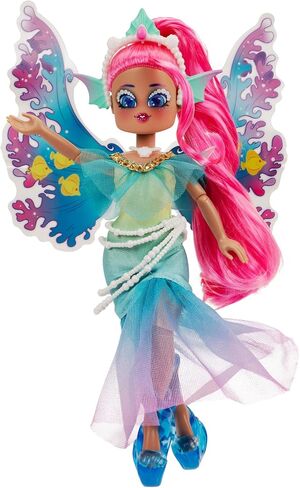 دمية أزياء Royale High مقاس 9 بوصات - Avrilla The Dark Fairy، Wave 1، Series 1 - تتضمن مجلة Fairy ومشط ورمز العنصر الافتراضي - للأعمار من 5 سنوات فما فوق in Saudi Arabia