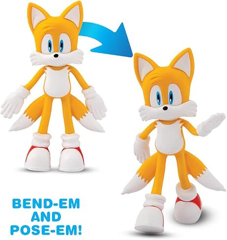 Sonic The Hedgehog Series 1-4 Character Pack - Articulated Action Figures, Flex It - Pose It!, Collectible Toy Miniatures, Kids Ages 3+ in Saudi Arabia