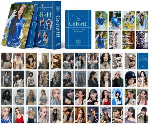 مجموعة بطاقات لومو مكونة من 55 قطعة لـ G-IDLE%(اذهب إليها! ) هدية بضائع لبطاقات الصور الفوتوغرافية لديكورات مجموعة البنات والأولاد، مقاس متوسط in Saudi Arabia