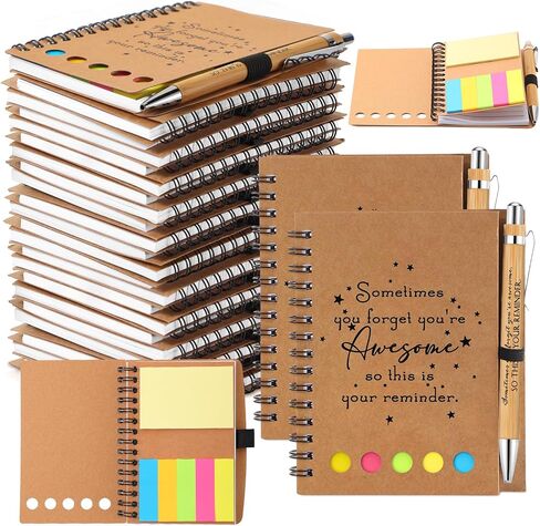 Chuangdi 20 Sets CNA Week Appreciation Gifts Inspirational Pastel Notebook Journal with Sticky Notepad and Pen Bulk Nurses Thank You Gifts for Healthcare Worker Medical Practitioner in Saudi Arabia