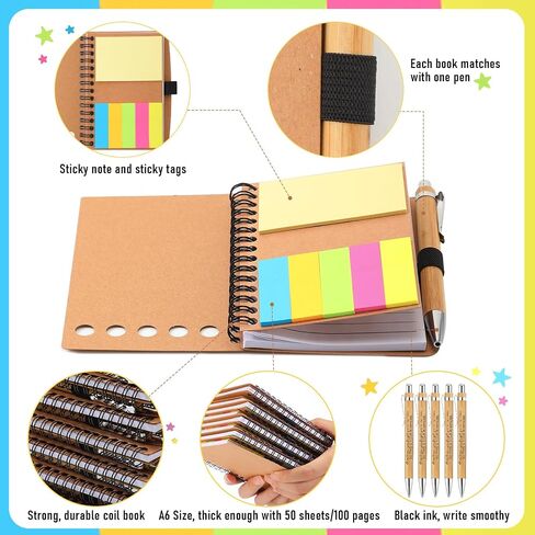 Chuangdi 20 Sets CNA Week Appreciation Gifts Inspirational Pastel Notebook Journal with Sticky Notepad and Pen Bulk Nurses Thank You Gifts for Healthcare Worker Medical Practitioner in Saudi Arabia