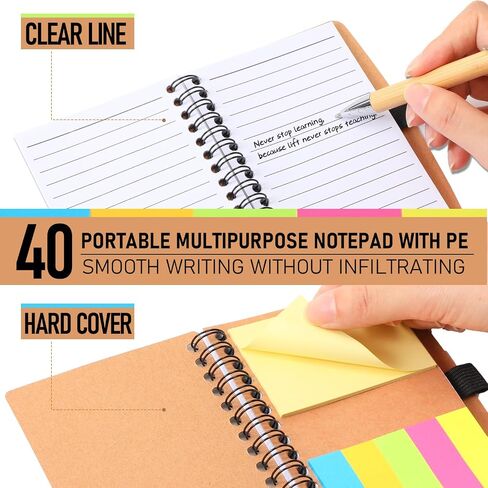 Chuangdi 20 Sets CNA Week Appreciation Gifts Inspirational Pastel Notebook Journal with Sticky Notepad and Pen Bulk Nurses Thank You Gifts for Healthcare Worker Medical Practitioner in Saudi Arabia