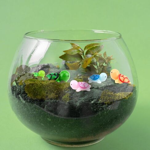 50 Pieces Miniature Turtles Mini Turtles Figurines Multicolor Resin Sea Turtles 2 Sizes Tiny Sea Turtle Figure Animals for DIY Home Garden Fish Tank Landscape Aquarium Dollhouse Crafts Decorations in Saudi Arabia
