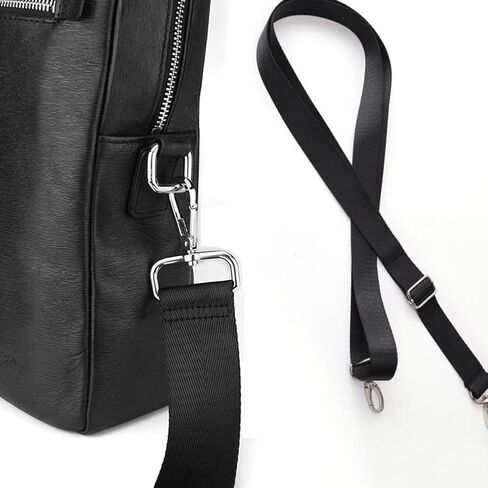 Nylon Shoulder Bag Strap Adjustable Crossbody Belt Replacement Fabric Handbag Strap Plain Color Purse Strap Universal Strap for Laptop Case Briefcase Gray in Saudi Arabia