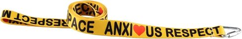 JXGZSO Anxious Respect My Space Yellow Dog Lead Shy Rescue Dog Gift Nervous Shy Dog Gift (Respect My Space DL) in Saudi Arabia